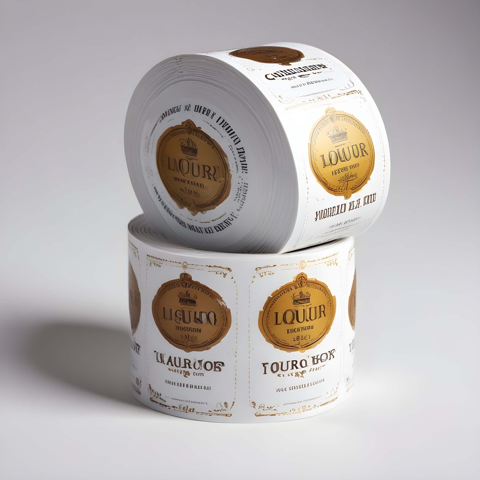 Printed stickers with embosses in a roll format. (1) Printed stickers with embosses in a roll format. (1)