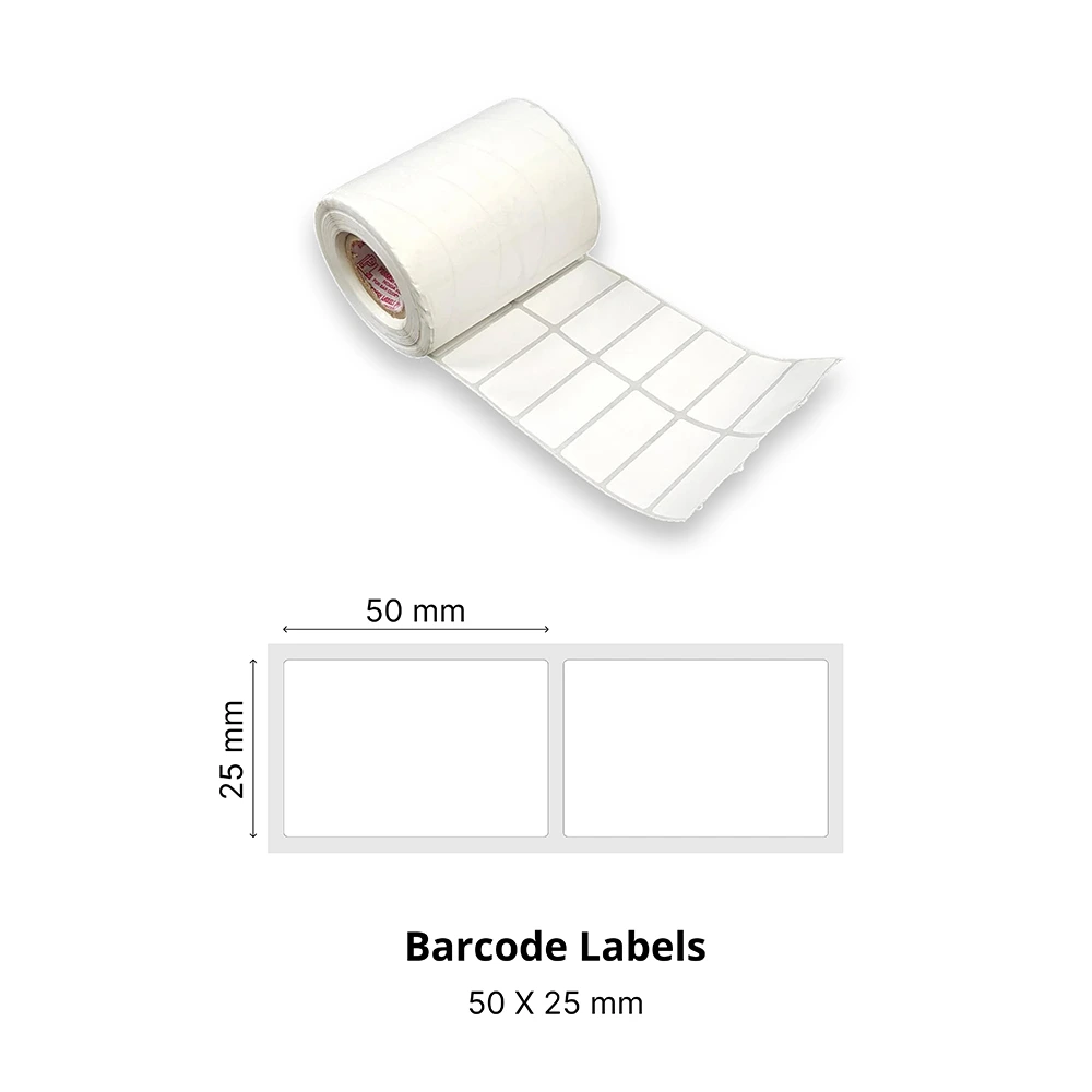 Barcode Labels 50x25mm
