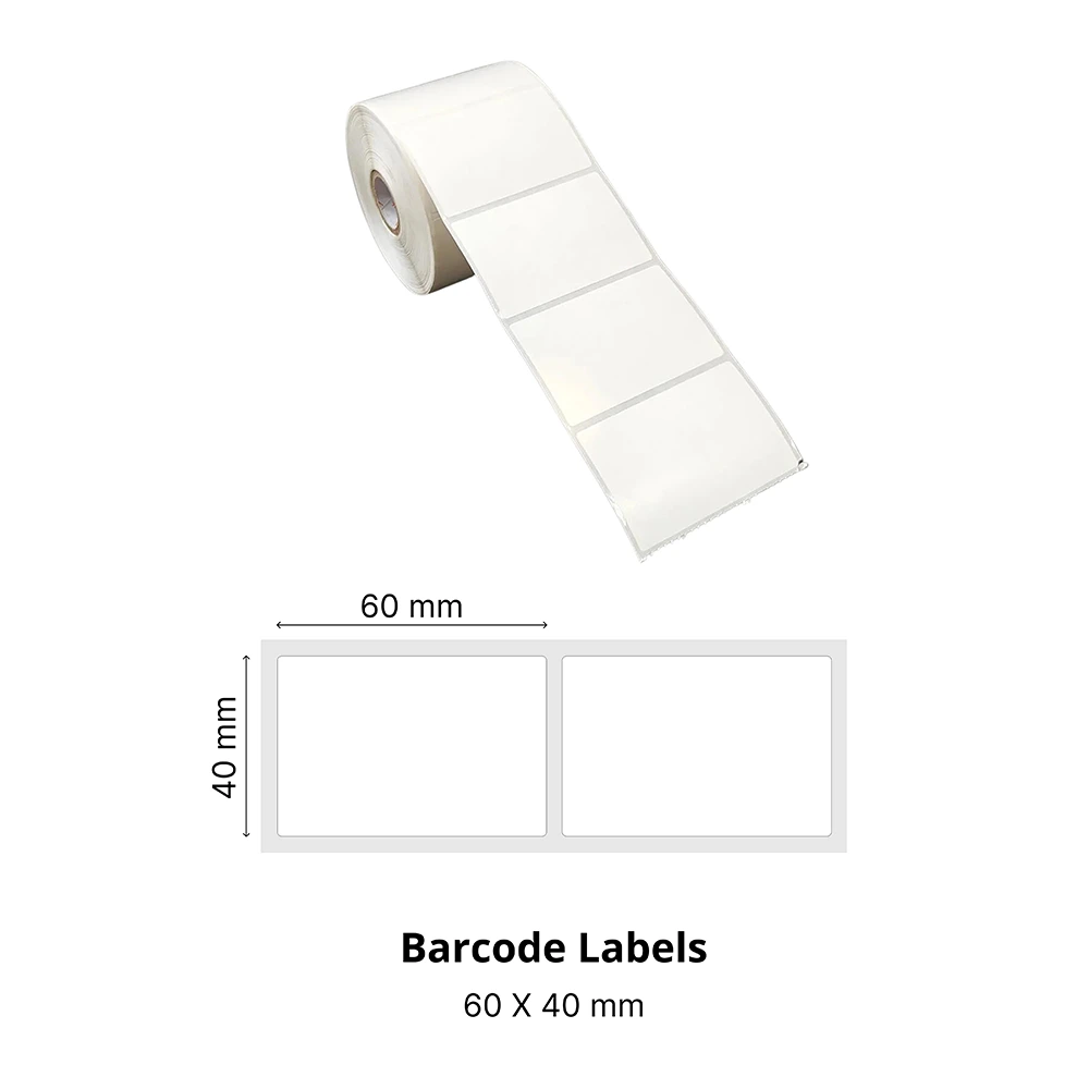barcode Labels 60x40 mm